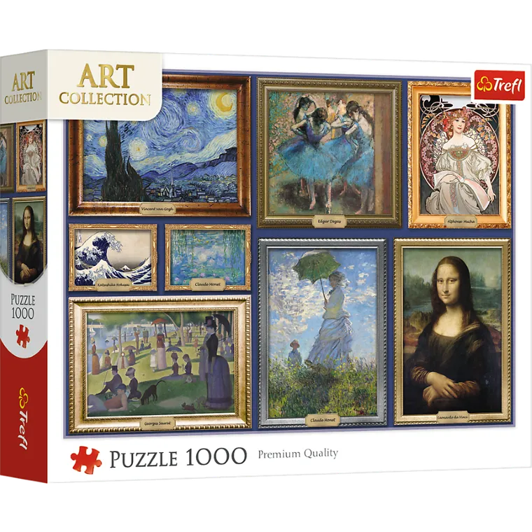 Trefl, Art Collection, Kolekcja arcydzieł sztuki, puzzle, 1000 elementów