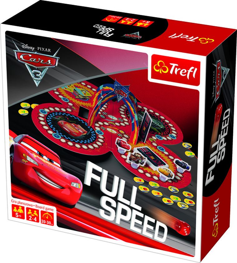 Trefl, Auta, Full Speed, gra planszowa