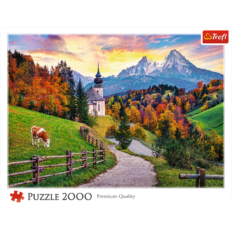 Trefl, Bawarskie Alpy jesienią, puzzle, 2000 elementów