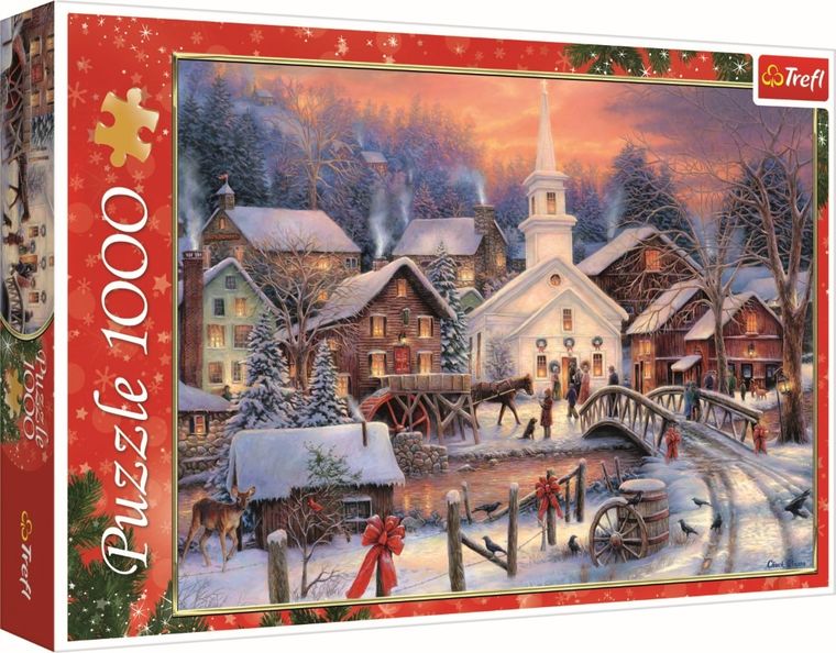 Trefl, Białe Święta, puzzle, 1000 elementów