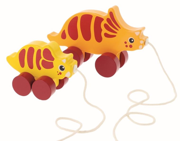 Trefl, Bobaski i Miś, Triceratops, dinozaury na kółkach