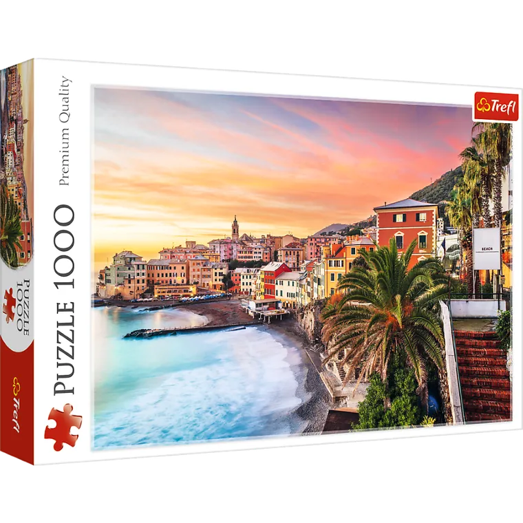 Trefl, Bogliasco, Liguria, Włochy, puzzle, 1000 elementów