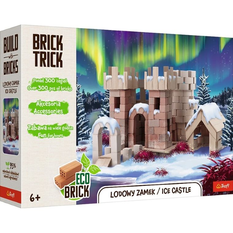 Trefl, Buduj z cegły, Lodowy Zamek, zestaw kreatywny, 300 elementów