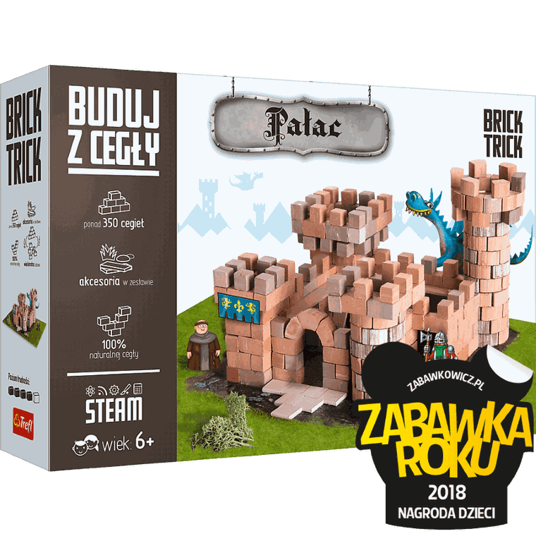 Trefl, Buduj z cegły, Pałac, zestaw kreatywny