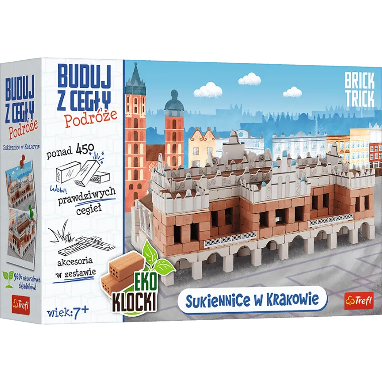 Trefl, Buduj z cegły, Podróże, Sukiennice, zestaw kreatywny