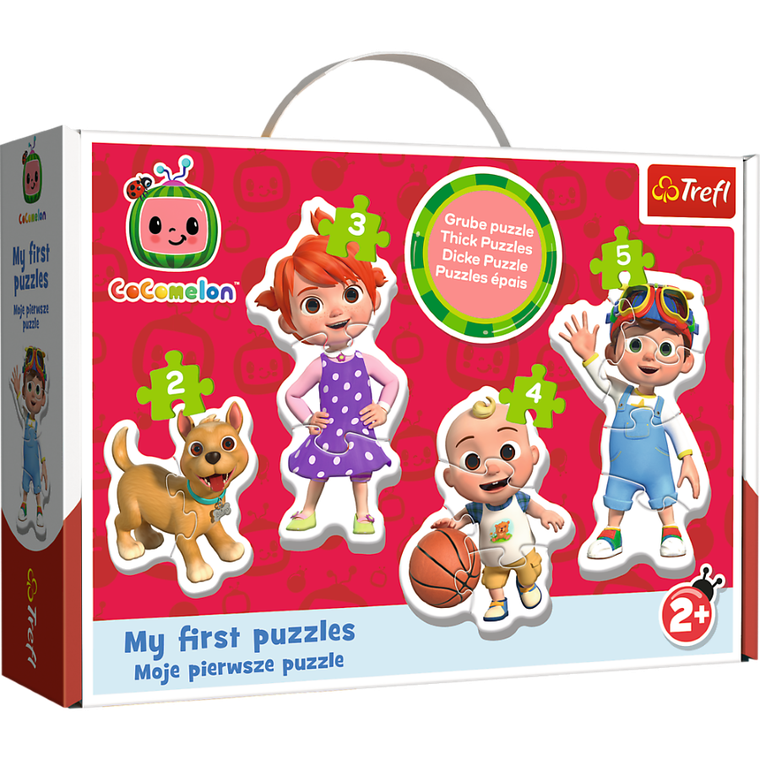 Trefl, Cocomelon, Baby Classic, Moje pierwsze puzzle, puzzle, 14 elementów
