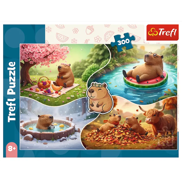 Trefl, Cztery pory roku z kapibarami, 300 elementów