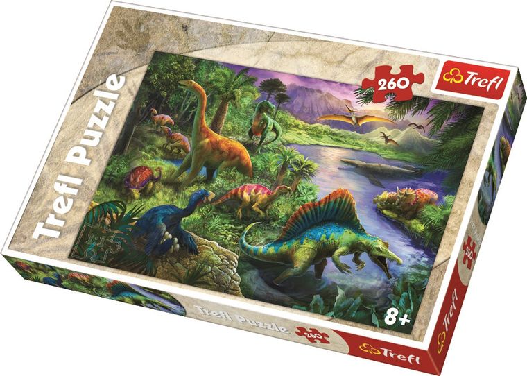 Trefl, Dinozaury, puzzle, 260 elementów