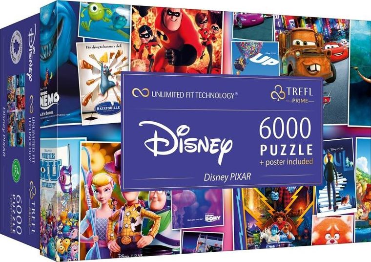 Trefl, Disney, Pixar, puzzle, 6000 elementów