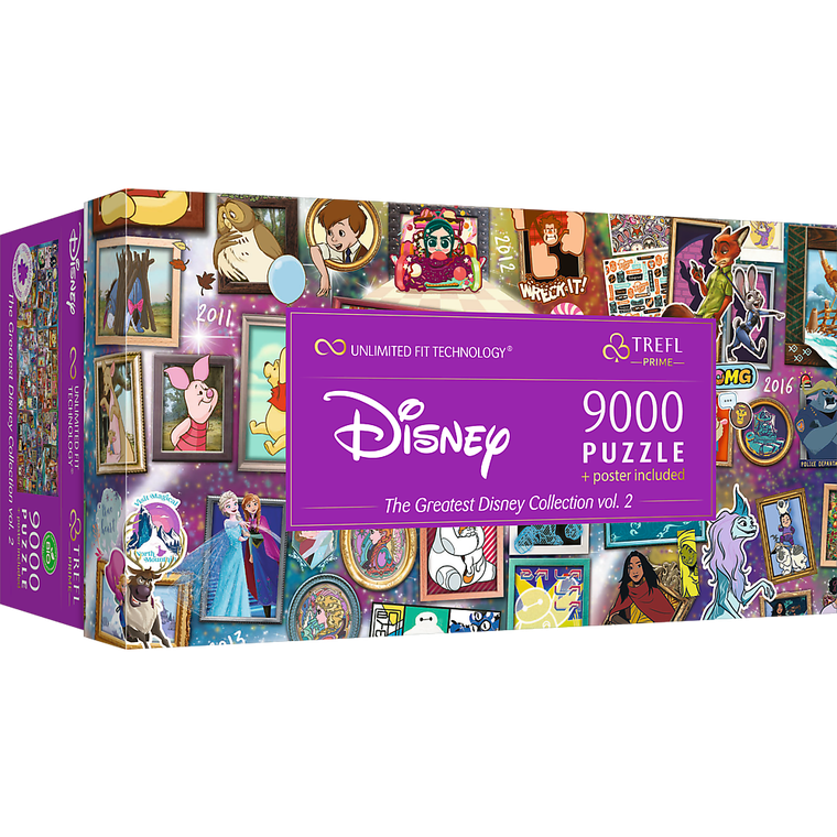 Trefl, Disney, The Greatest Disney Collection vol.2, puzzle, 9000 elementów