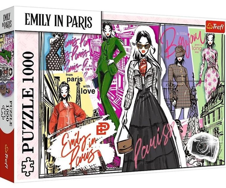 Trefl, Emily w Paryżu: Modowe Inspiracje, puzzle, 1000 elementów