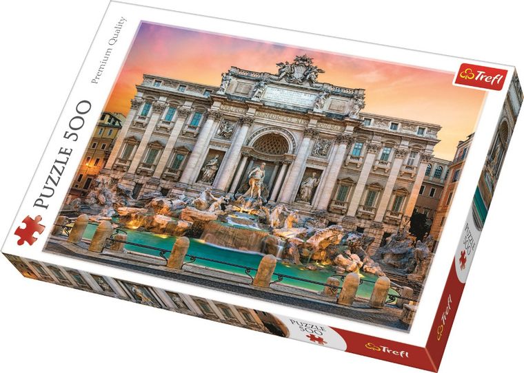 Trefl, Fontanna di Trevi, Rzym, puzzle, 500 elementów