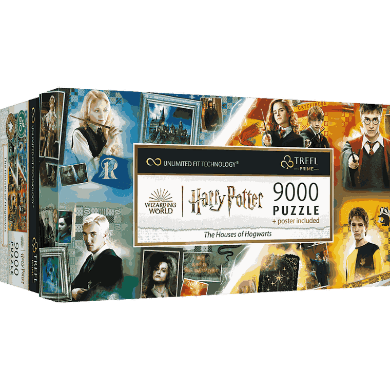 Trefl, Harry Potter, The Houses of Hogwarts, puzzle, 9000 elementów