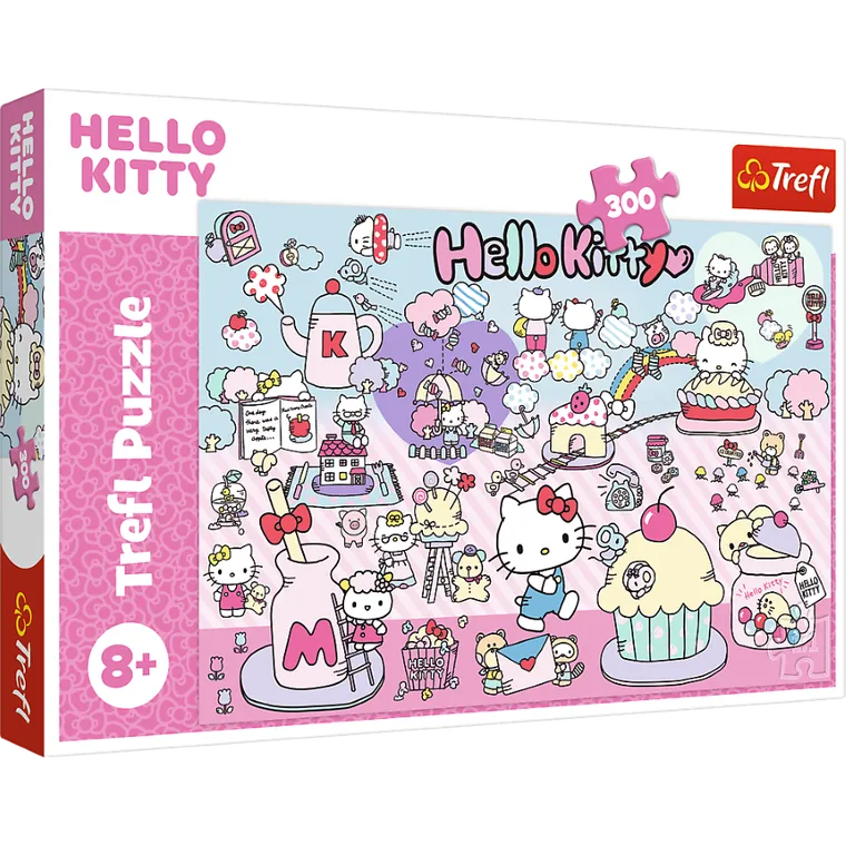 Trefl, Hello Kitty, Poznaj świat Hello Kitty, puzzle, 300 elementów