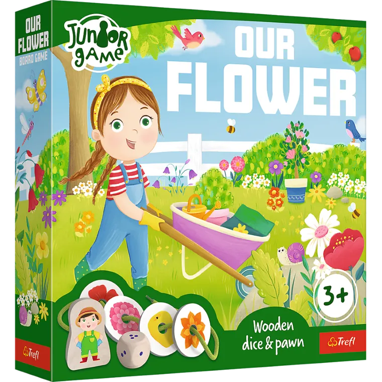 Trefl, Junior Game, Our Flower, gra edukacyjna