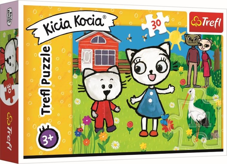 Trefl, Kicia Kocia, Przygody Kici Koci, puzzle, 30 elementów