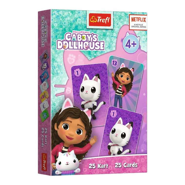 Trefl, Koci Domek Gabi, karty Piotruś