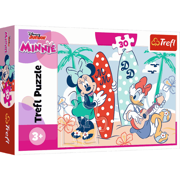 Trefl, Kolorowa Minnie, puzzle, 30 elementów