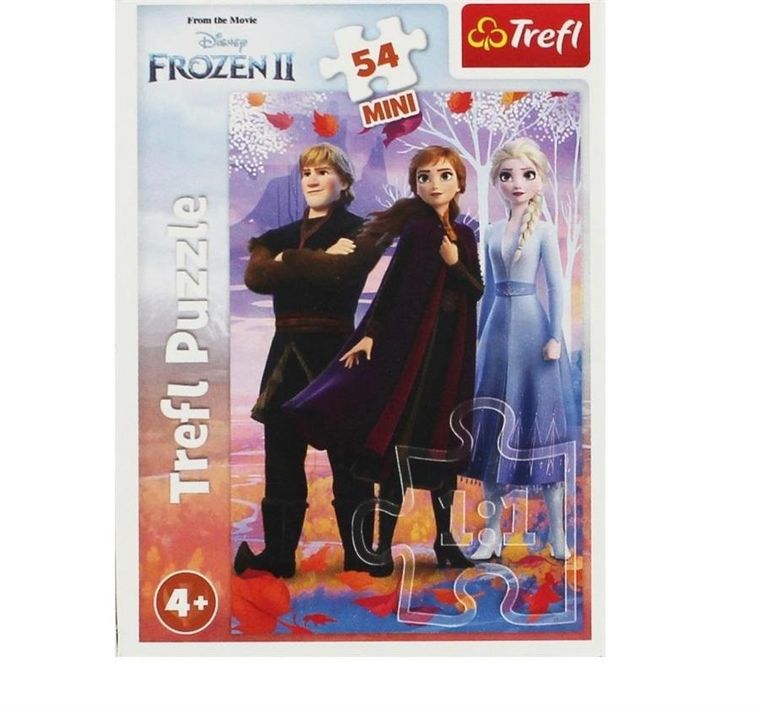 Trefl, Kraina Lodu, Mini, W świecie Anny i Elisy, puzzle, 54 elementy