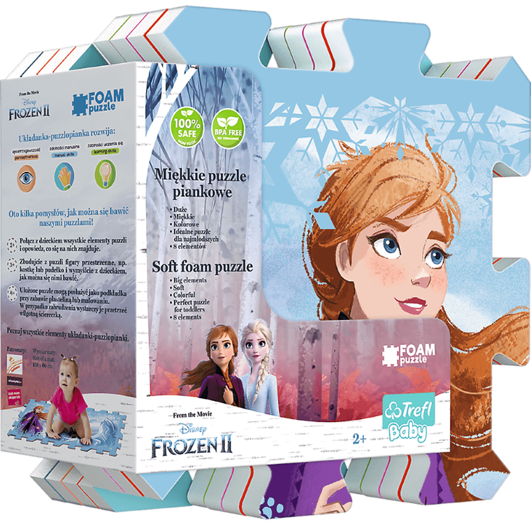 Trefl, Kraina Lodu, puzzle piankowe, 8 elementów