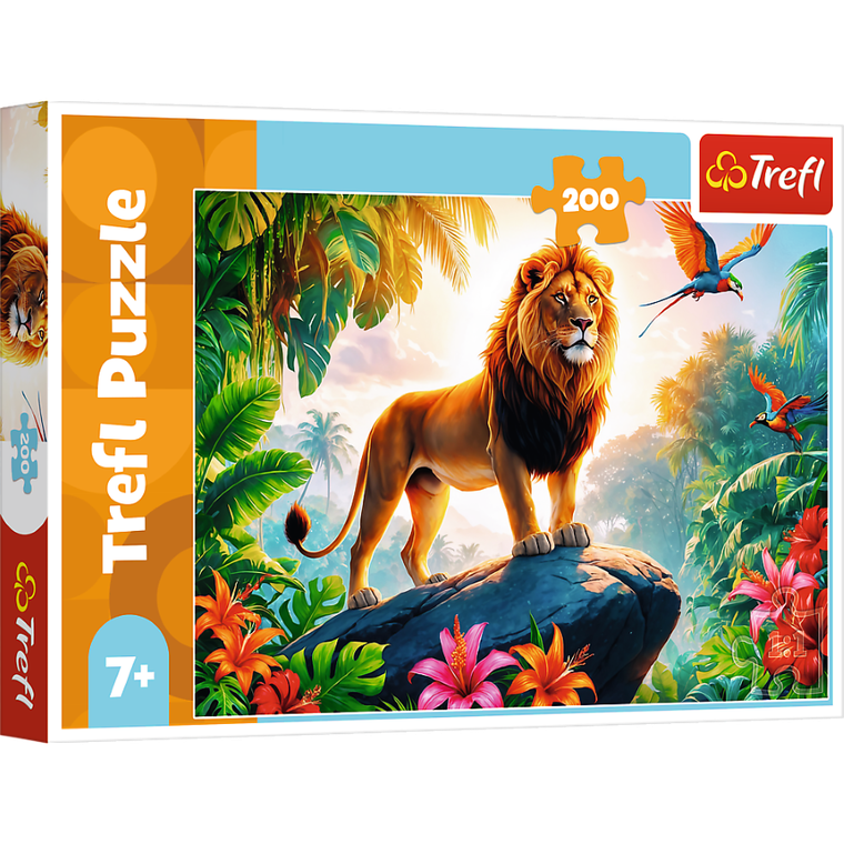 Trefl, Król dżungli, puzzle, 200 elementów