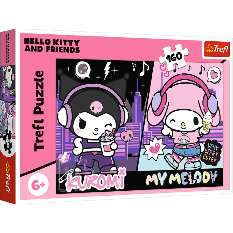 Trefl, Kuromi rządzi, puzzle, 160 elementów