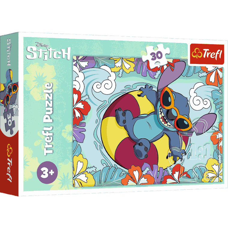 Trefl, Lilo i Stitch na wakacjach, puzzle, 30 elementów