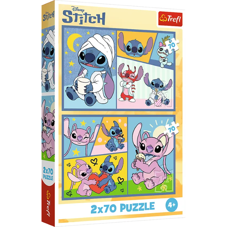 Trefl, Lilo i Stitch, Ze Stitchem nie ma nudy, puzzle, 2-70 elementów