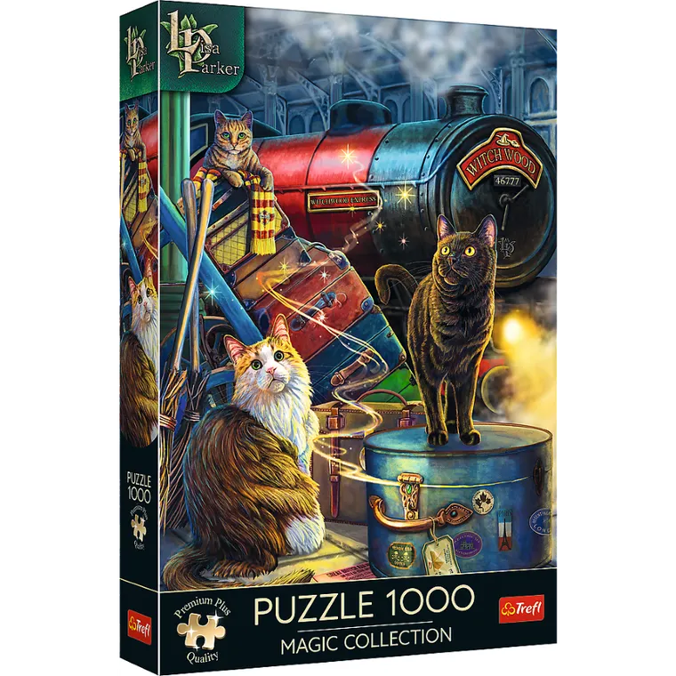 Trefl, Magic Collection, Ekspres czarownic, puzzle, 1000 elementów