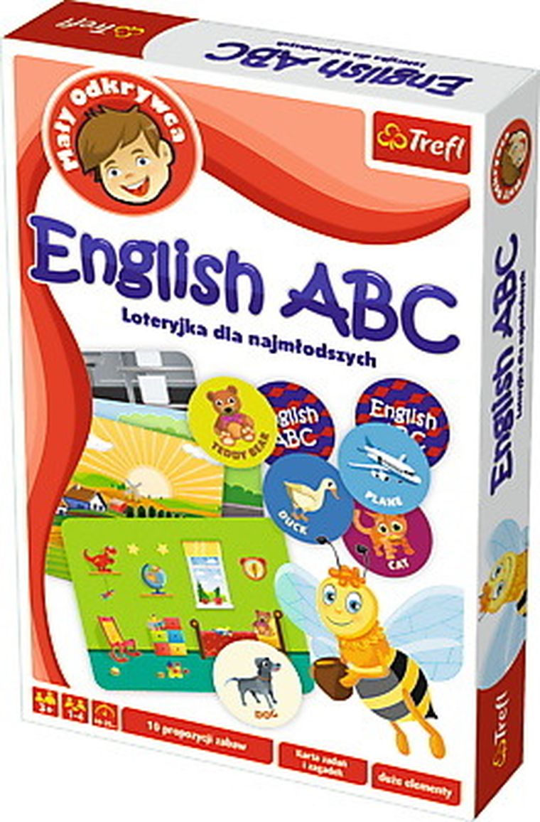 Trefl, Mały odkrywca, English ABC, gra edukacyjna