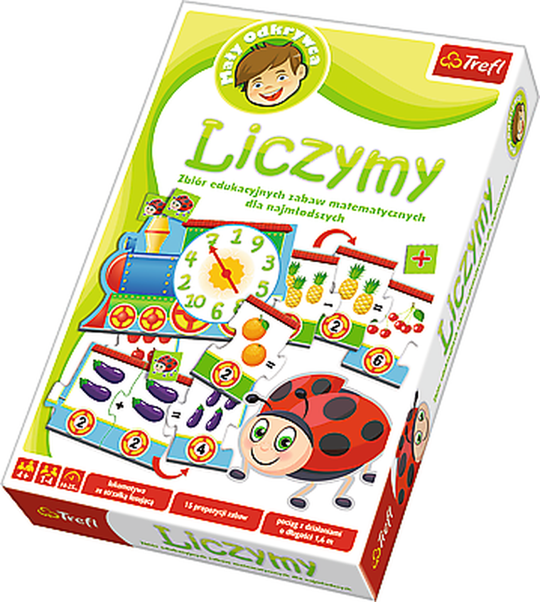 Trefl, Mały odkrywca, Liczymy, gra edukacyjna