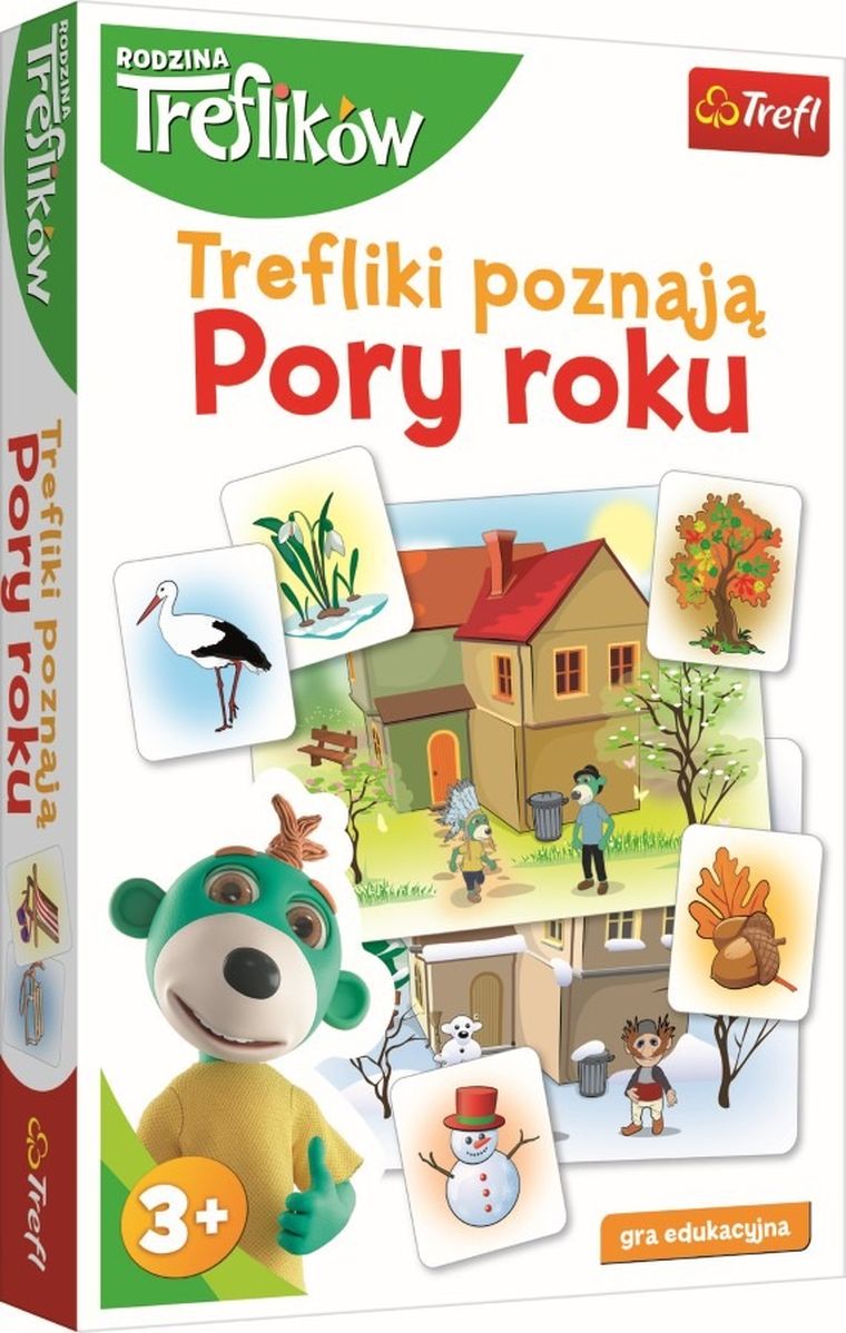 Trefl, Mały odkrywca, Pory roku, gra edukacyjna