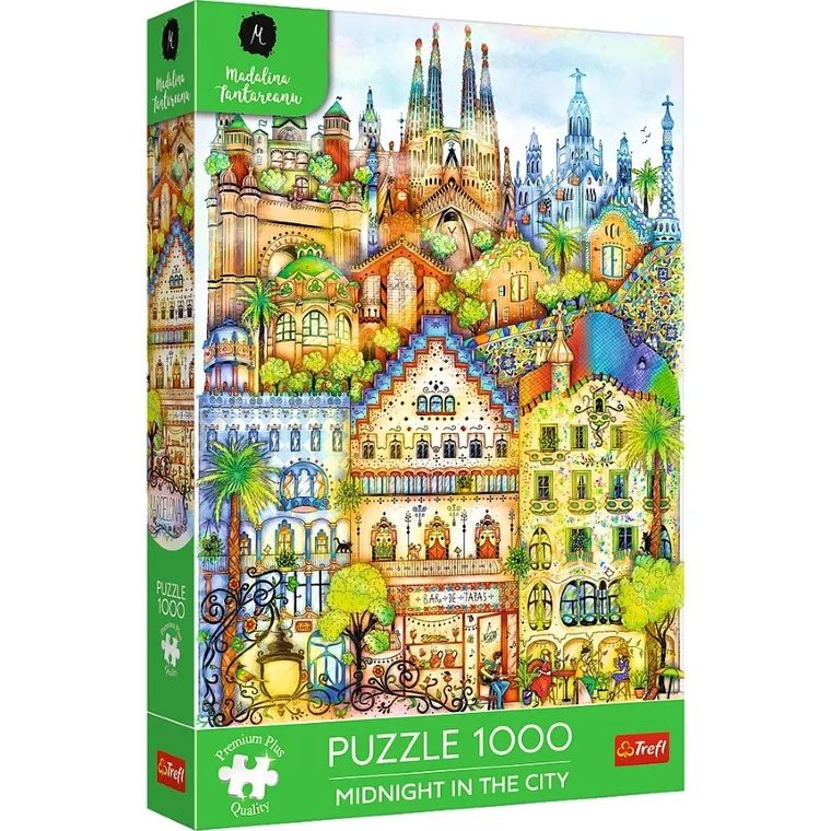 Trefl, Midnight in the City: O północy w Barcelonie, puzzle, 1000 elementów