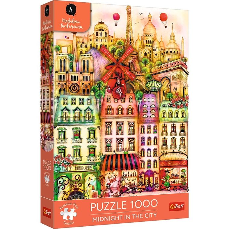 Trefl, Midnight in the City: O północy w Paryżu, puzzle, 1000 elementów