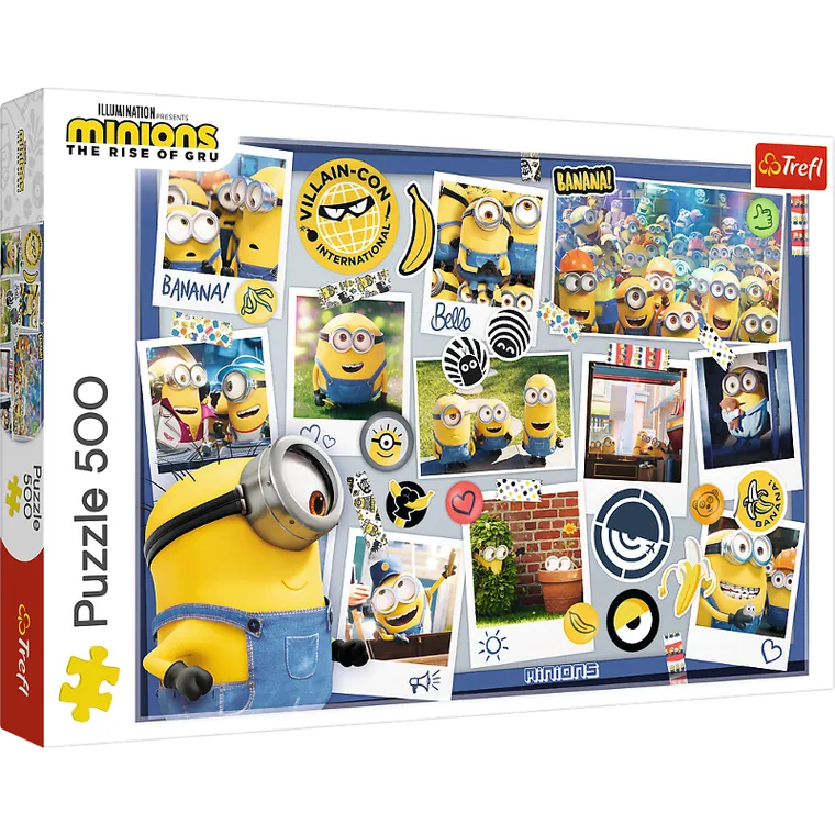 Trefl, Minionki, puzzle, 500 elementów