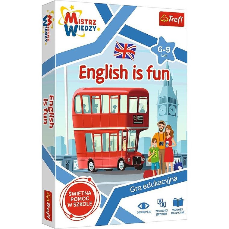 Trefl, Mistrz Wiedzy, English is Fun, gra edukacyjna