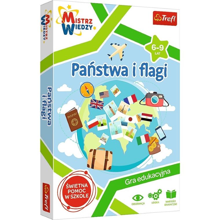 Trefl, Mistrz Wiedzy, Państwa i flagi, gra edukacyjna