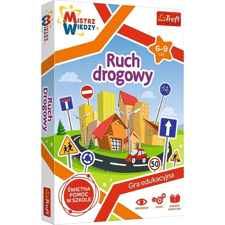 Trefl, Mistrz Wiedzy, Ruch drogowy, gra edukacyjna