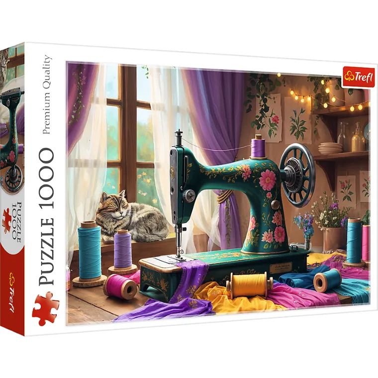 Trefl, Moja pracownia krawiecka, puzzle, 1000 elementów