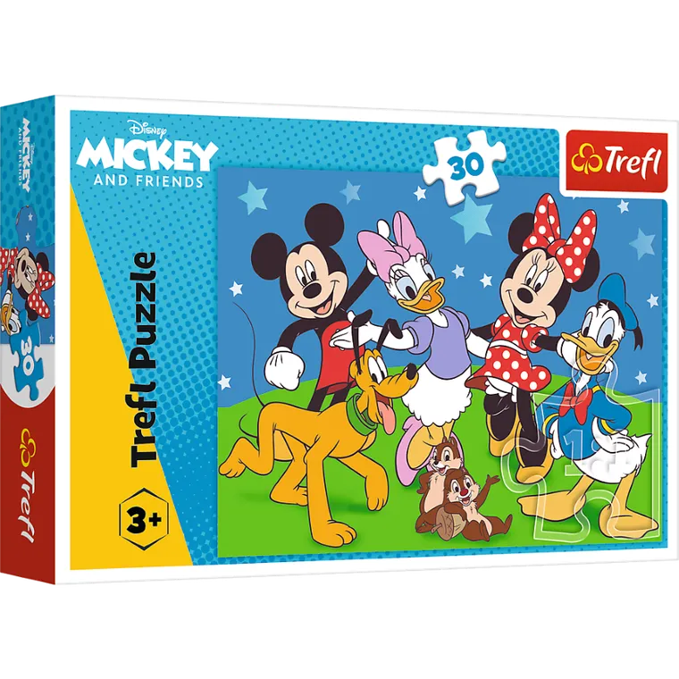 Trefl, Myszka Miki, Mysie sprawy, puzzle, 30 elementów