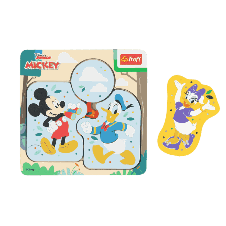 Trefl, Myszka Miki, układanka wielowarstwowa, 6 elementów