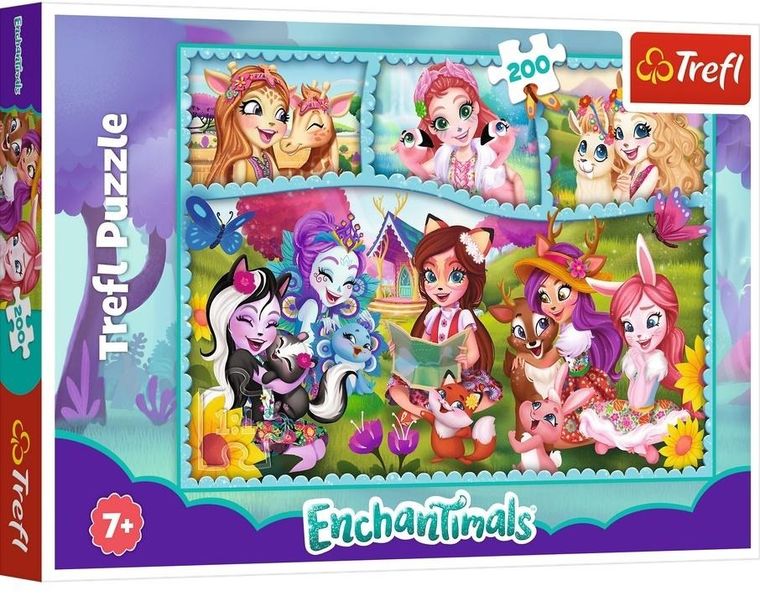 Trefl, Niezwykły świat Enchantimals, puzzle, 200 elementów