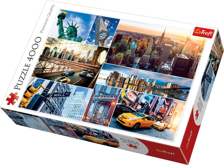 Trefl, Nowy Jork, puzzle, 4000 elementów