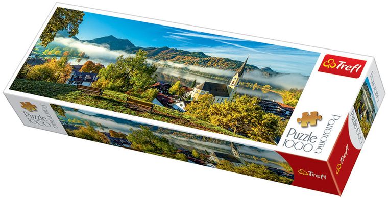 Trefl, Panorama - Nad jeziorem Schliersee, puzzle, 1000 elementów