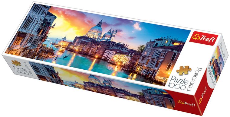 Trefl, Panorama Canal grande, Wenecja, puzzle, 1000 elementów