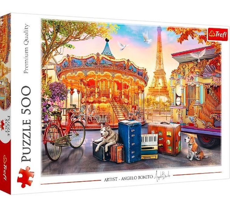 Trefl, Paryż, puzzle, 500 elementów