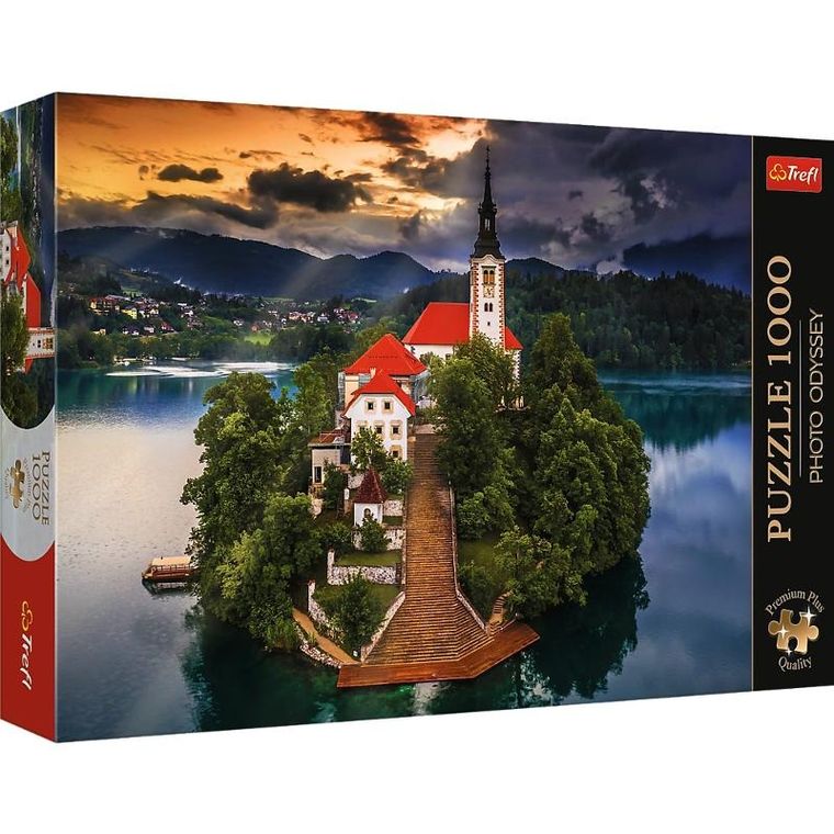 Trefl, Photo odyssey, Jezioro Bled, Słowenia, puzzle, 1000 elementów