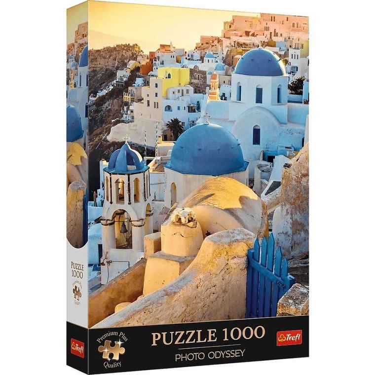 Trefl, Photo Odyssey, Miasteczko Oia, Santorini, puzzle, 1000 elementów