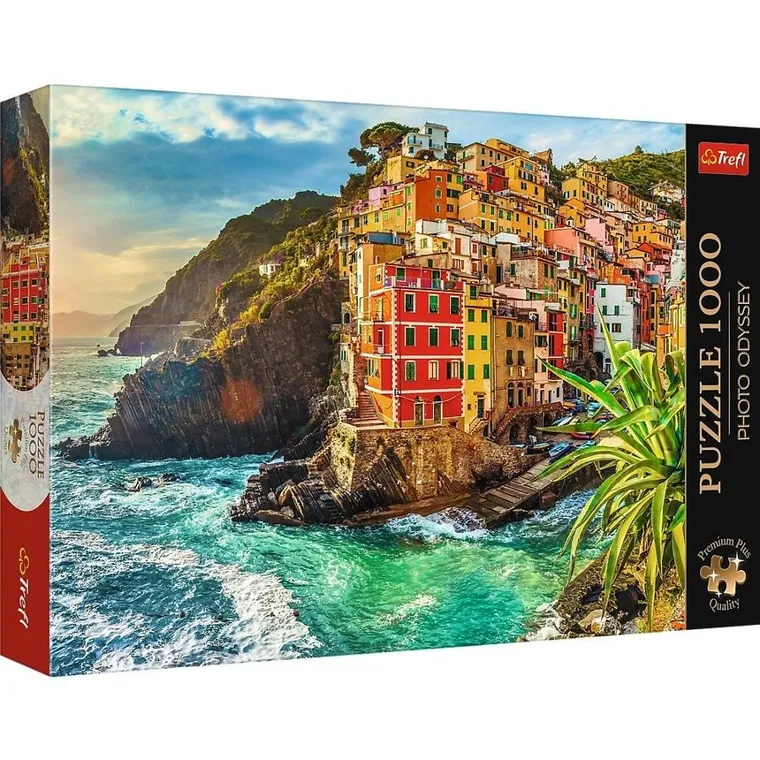 Trefl, Photo Odyssey, Miasteczko Riomaggiore, Włochy, puzzle, 1000 elementów