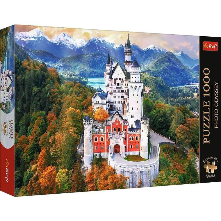 Trefl, Photo Odyssey, Zamek Neuschwanstein, Niemcy, puzzle, 1000 elementów